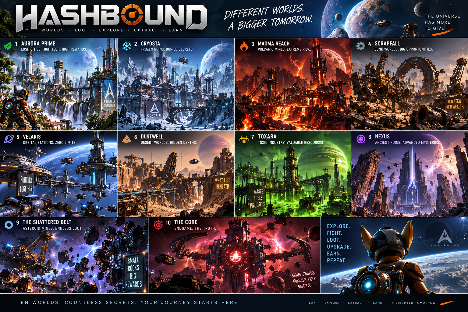 HASHBOUND worlds concept artwork